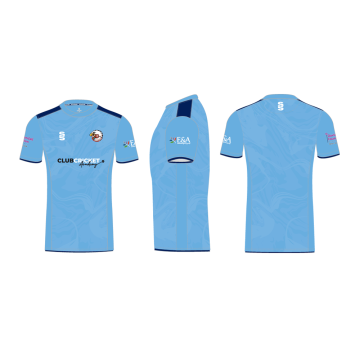 Central Essex CC - T20 Royal Coloured Short Sleeved Shirt - Ladies Fit