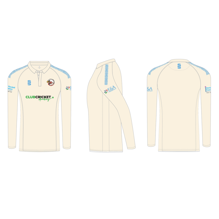 Central Essex CC - White Long Sleeved Shirt