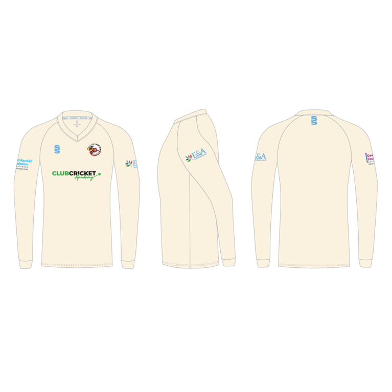 Central Essex CC - White Long Sleeved Sweater