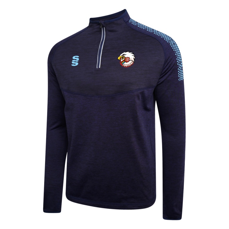 Central Essex - 1/4 Zip Dual Performance Top : Navy